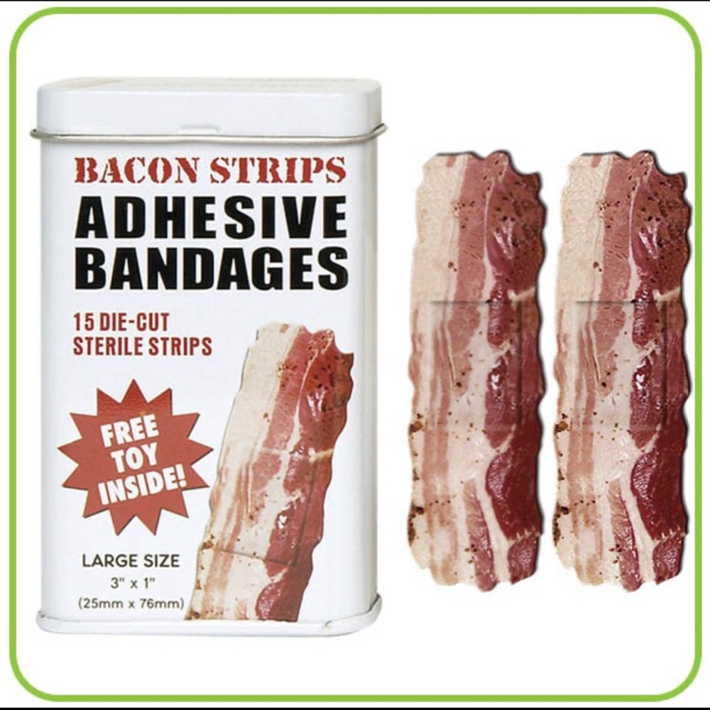 BACON STRIPS - BANDAGES, BANDAIDS